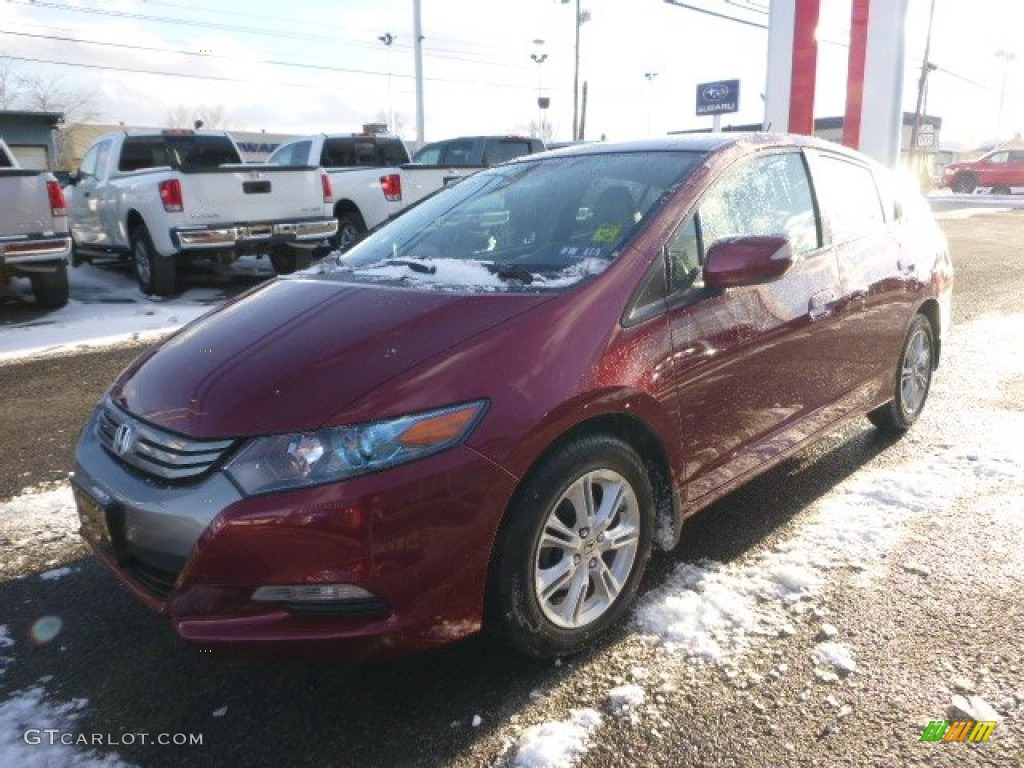 2010 Insight Hybrid EX - Tango Red Pearl / Gray photo #8