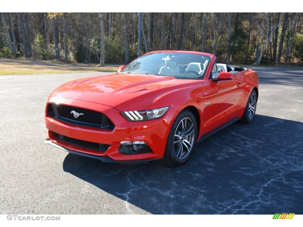 2015 Mustang GT Premium Convertible - Race Red / Ceramic photo #1