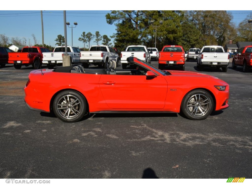 Race Red 2015 Ford Mustang GT Premium Convertible Exterior Photo #100558751