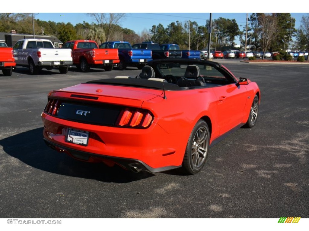 2015 Mustang GT Premium Convertible - Race Red / Ceramic photo #5
