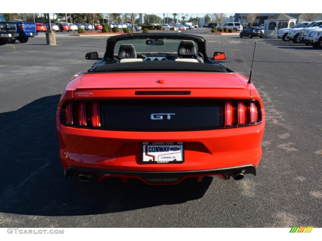 2015 Mustang GT Premium Convertible - Race Red / Ceramic photo #6