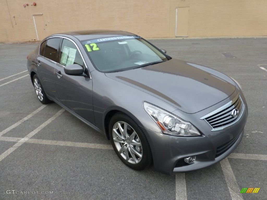 Graphite Shadow 2012 Infiniti G 37 Journey Sedan Exterior Photo #100560218