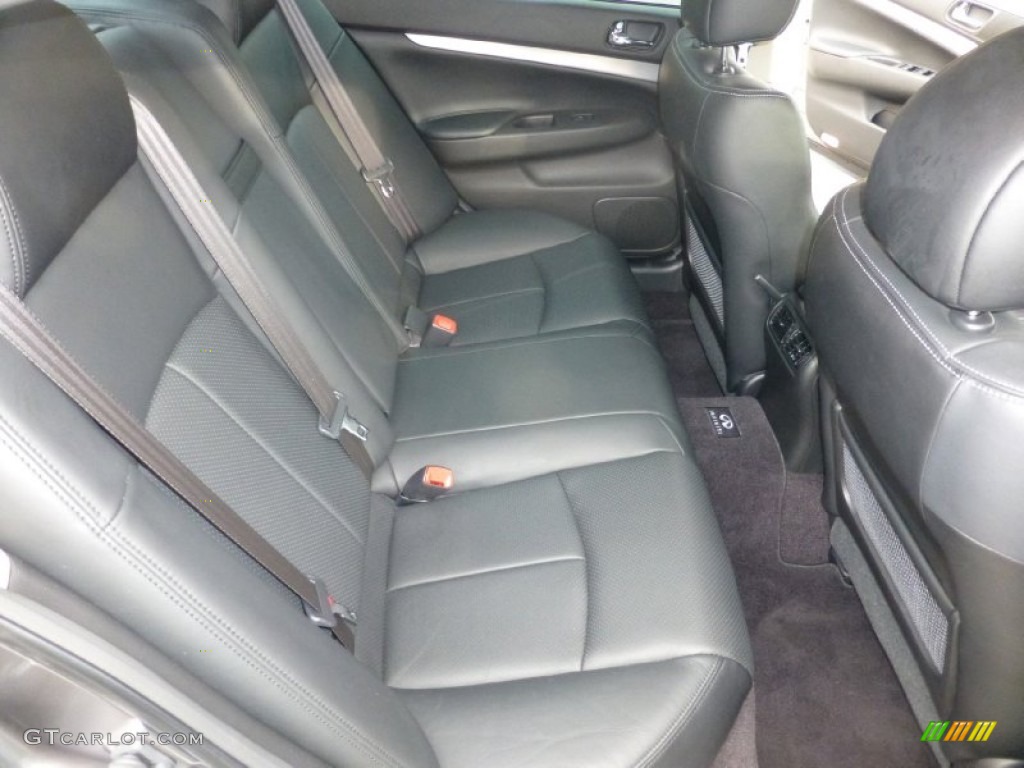2012 Infiniti G 37 Journey Sedan Rear Seat Photos