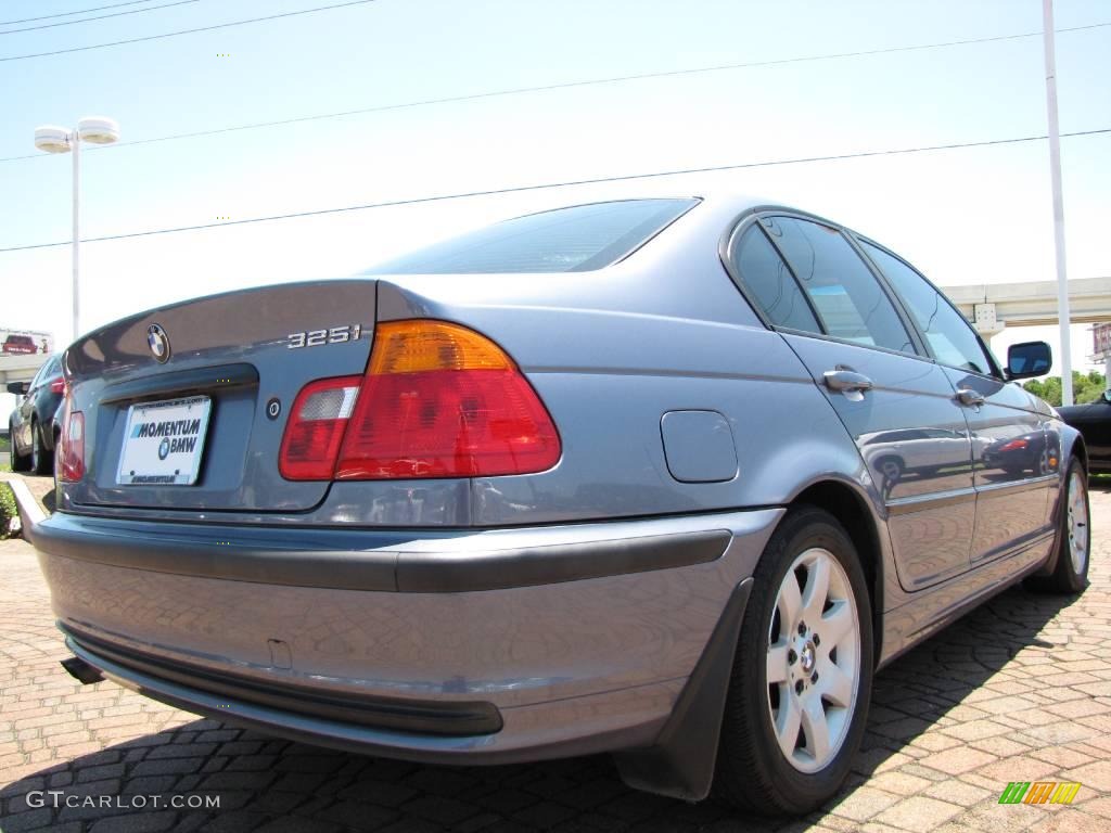 2001 3 Series 325i Sedan - Steel Blue Metallic / Sand photo #5