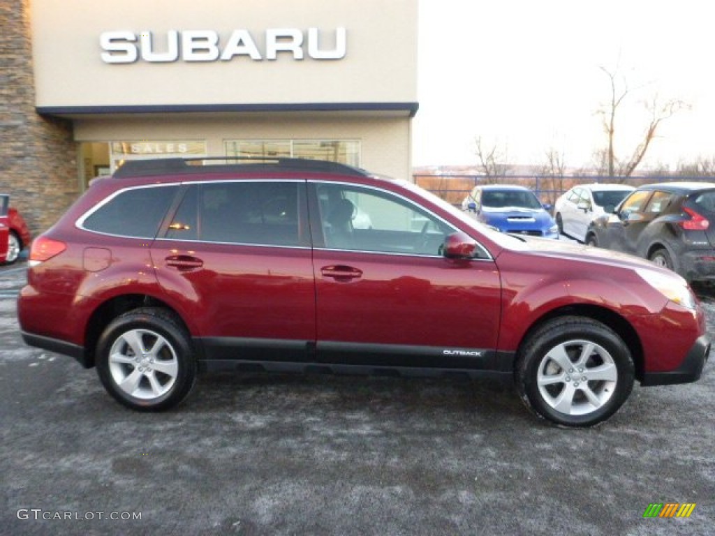 Venetian Red Pearl 2014 Subaru Outback 2.5i Premium Exterior Photo #100560935