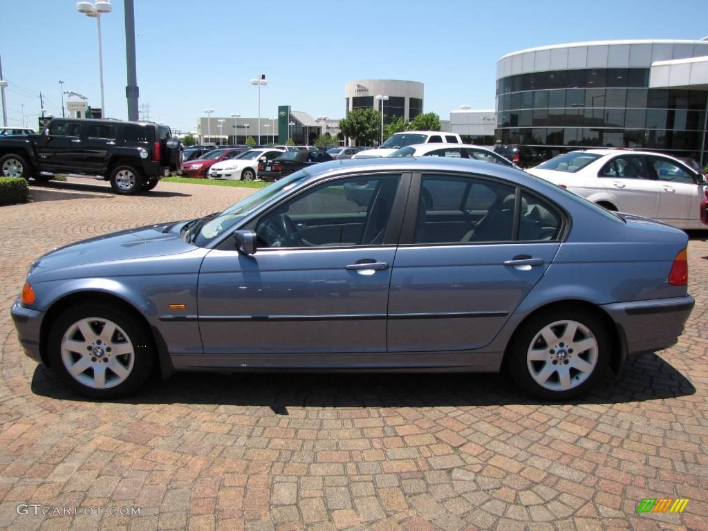 2001 3 Series 325i Sedan - Steel Blue Metallic / Sand photo #10