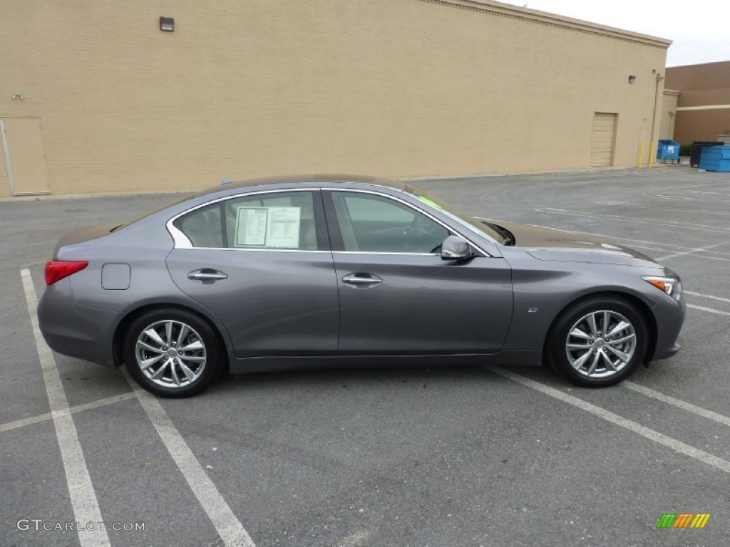 Graphite Shadow 2014 Infiniti Q 50 3.7 Premium Exterior Photo #100561209