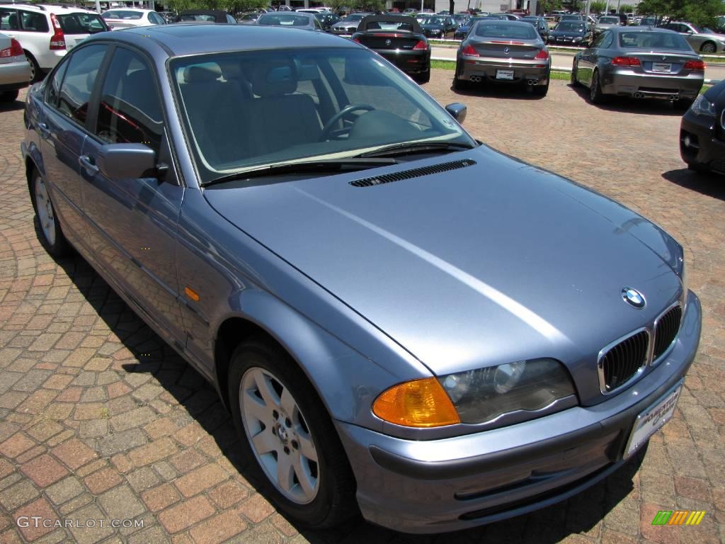 2001 3 Series 325i Sedan - Steel Blue Metallic / Sand photo #15