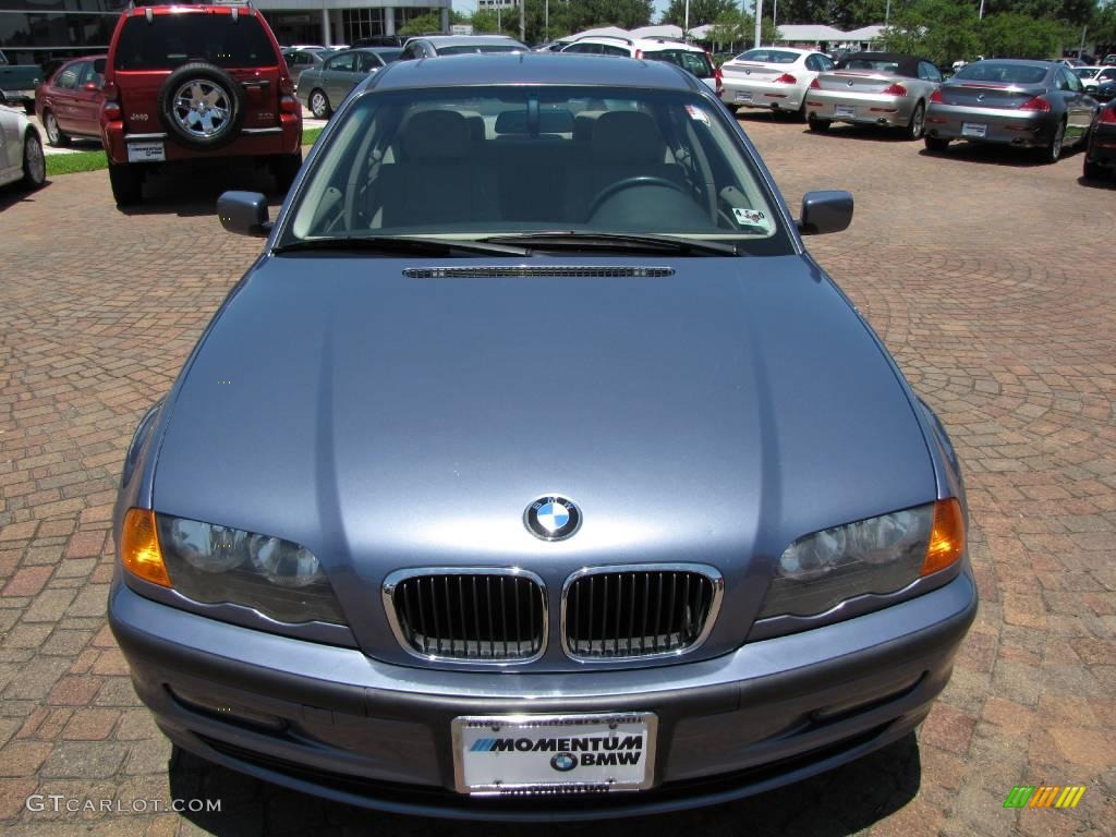 2001 3 Series 325i Sedan - Steel Blue Metallic / Sand photo #16