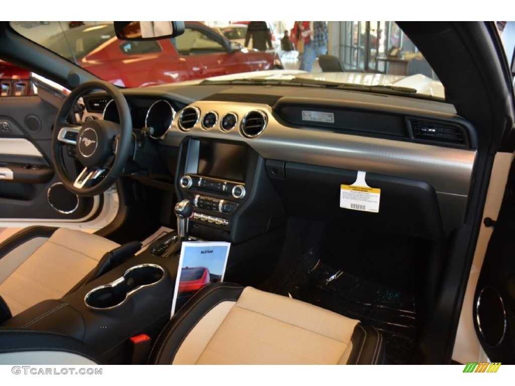 2015 Ford Mustang 50th Anniversary GT Coupe 50th Anniversary Cashmere Dashboard Photo #100561646