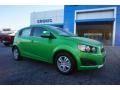 2015 Dragon Green Metallic Chevrolet Sonic LT Hatchback  photo #1