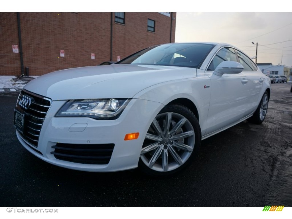 Ibis White 2012 Audi A7 3.0T quattro Premium Exterior Photo #100561907