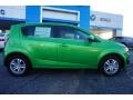 2015 Dragon Green Metallic Chevrolet Sonic LT Hatchback  photo #8