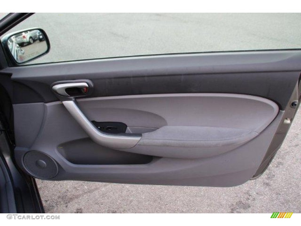 2008 Honda Civic EX Coupe Gray Door Panel Photo #100562096