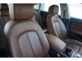 2012 Audi A7 Nougat Brown Interior Front Seat Photo