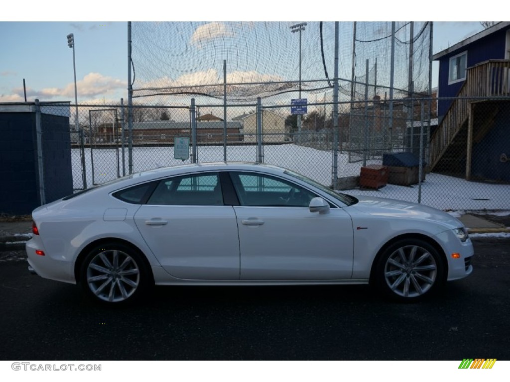 Ibis White 2012 Audi A7 3.0T quattro Premium Exterior Photo #100562207