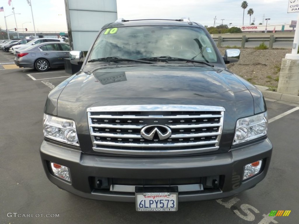 2010 QX 56 4WD - Silver Graphite / Graphite photo #10