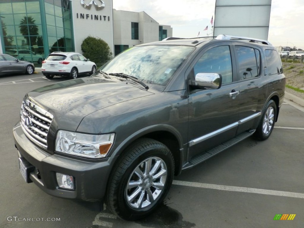 2010 QX 56 4WD - Silver Graphite / Graphite photo #11