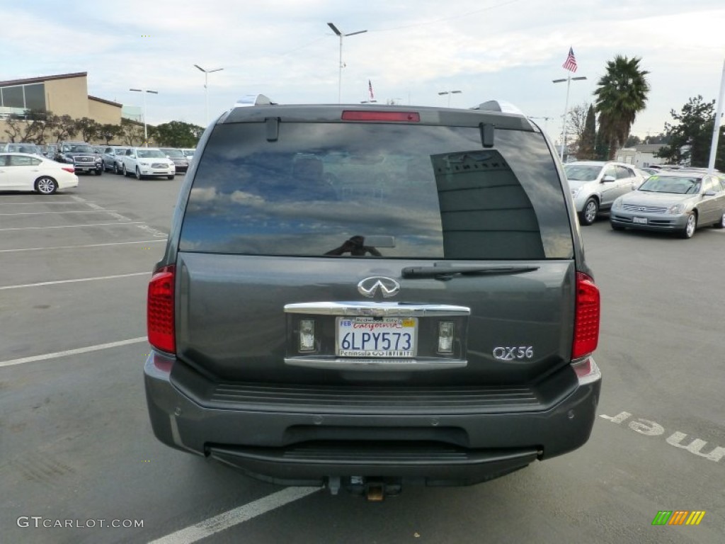 2010 QX 56 4WD - Silver Graphite / Graphite photo #13