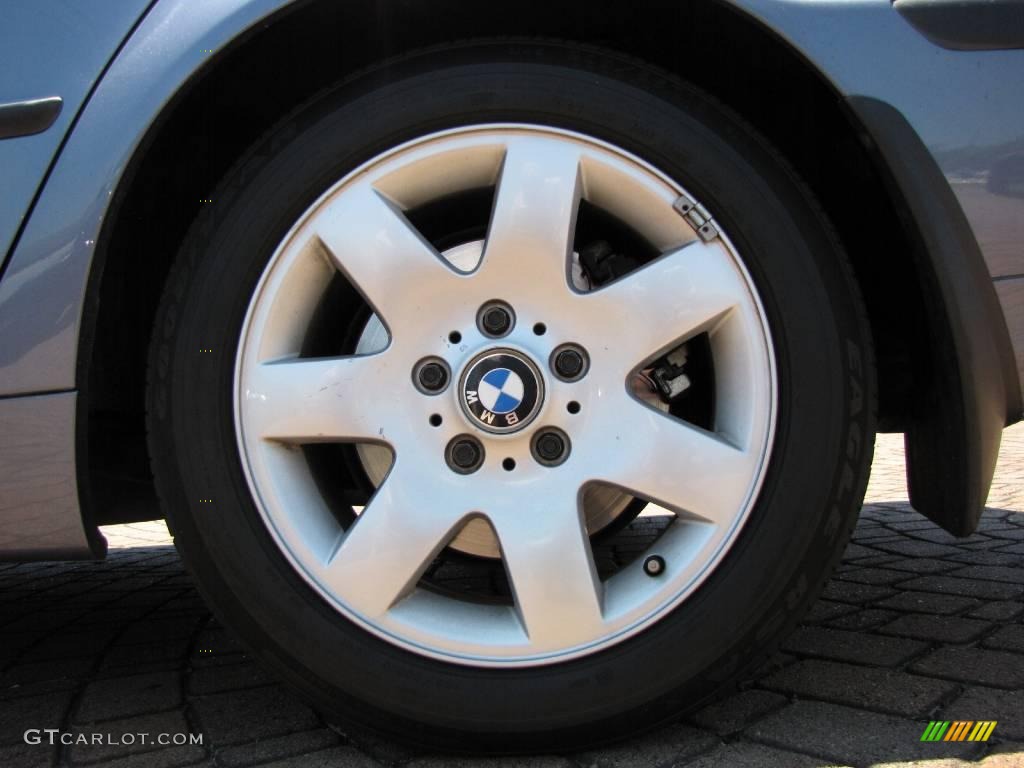 2001 3 Series 325i Sedan - Steel Blue Metallic / Sand photo #28