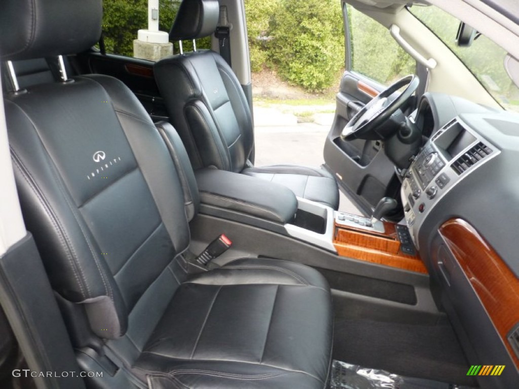 2010 QX 56 4WD - Silver Graphite / Graphite photo #25