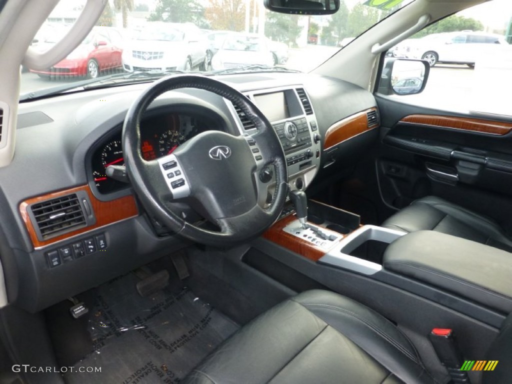 2010 QX 56 4WD - Silver Graphite / Graphite photo #27
