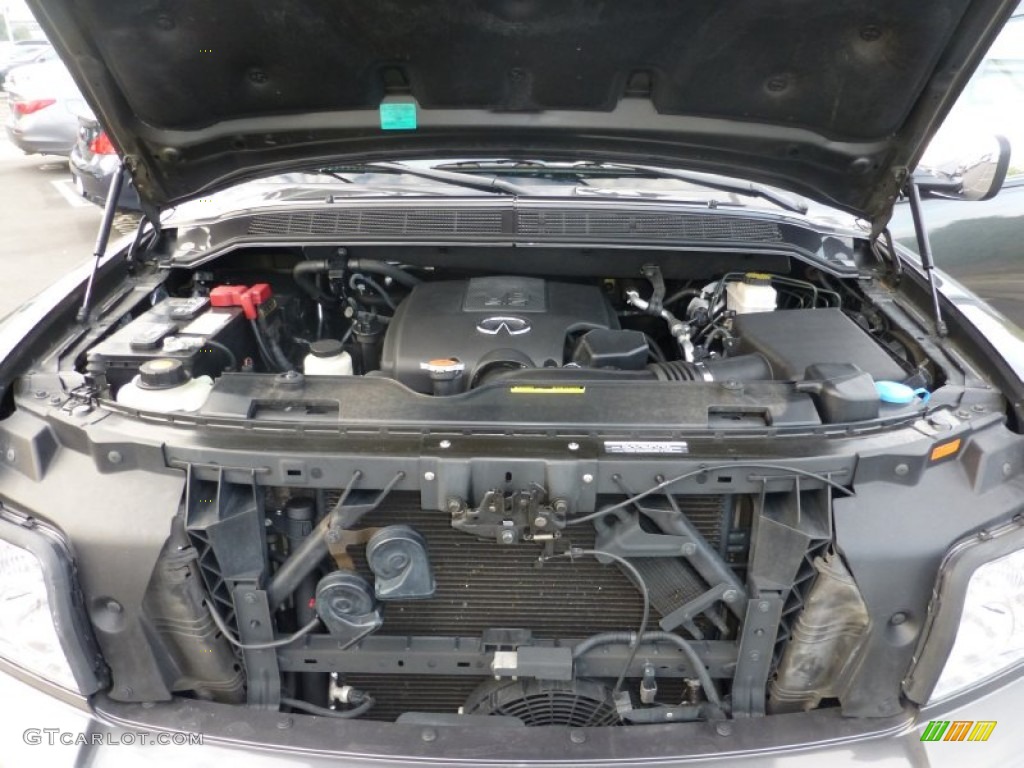 2010 QX 56 4WD - Silver Graphite / Graphite photo #28