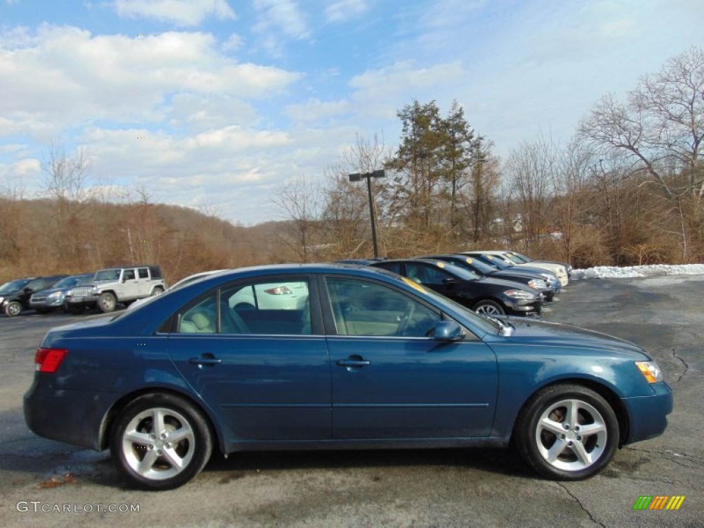2006 Sonata GLS V6 - Aquamarine Pearl / Gray photo #2