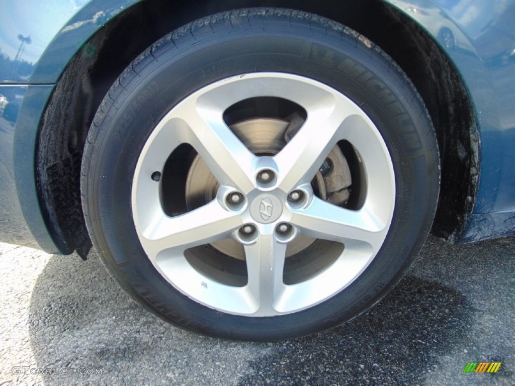 2006 Sonata GLS V6 - Aquamarine Pearl / Gray photo #9