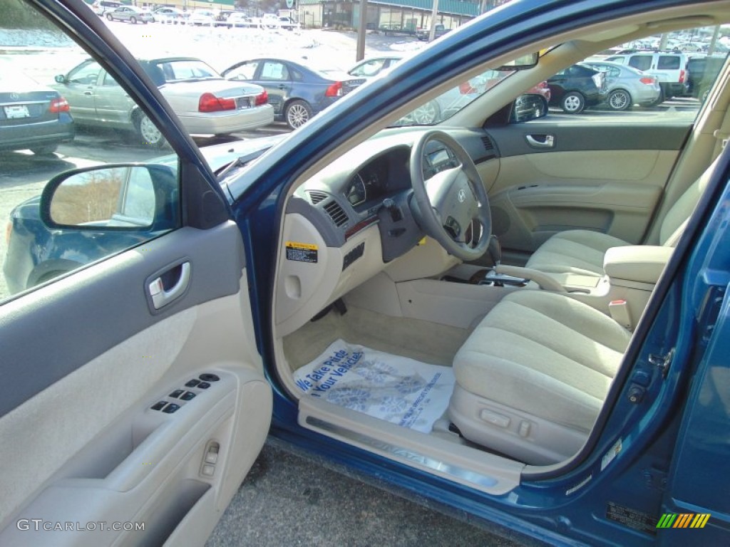 2006 Sonata GLS V6 - Aquamarine Pearl / Gray photo #11
