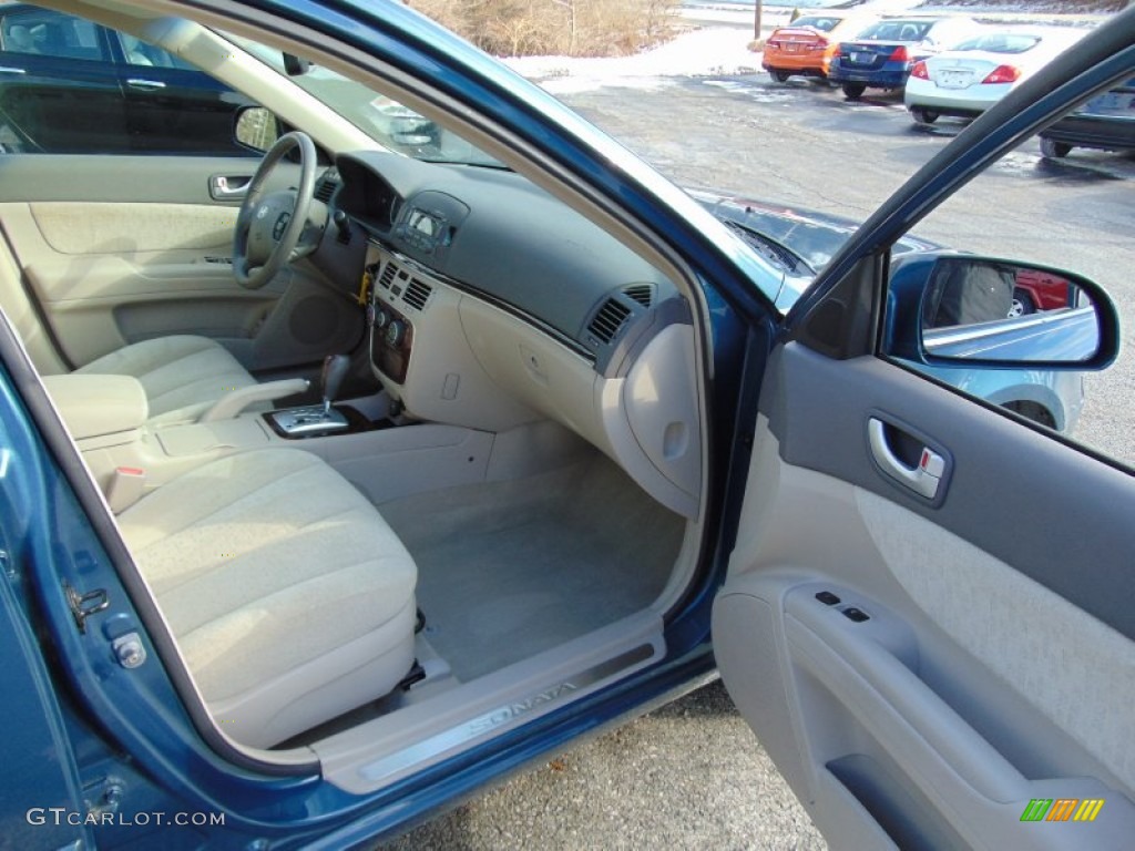 2006 Sonata GLS V6 - Aquamarine Pearl / Gray photo #14