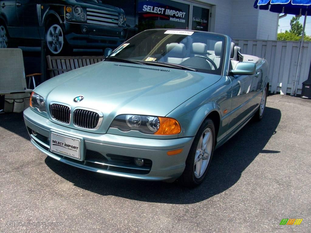 2003 3 Series 325i Convertible - Grey Green Metallic / Grey photo #2