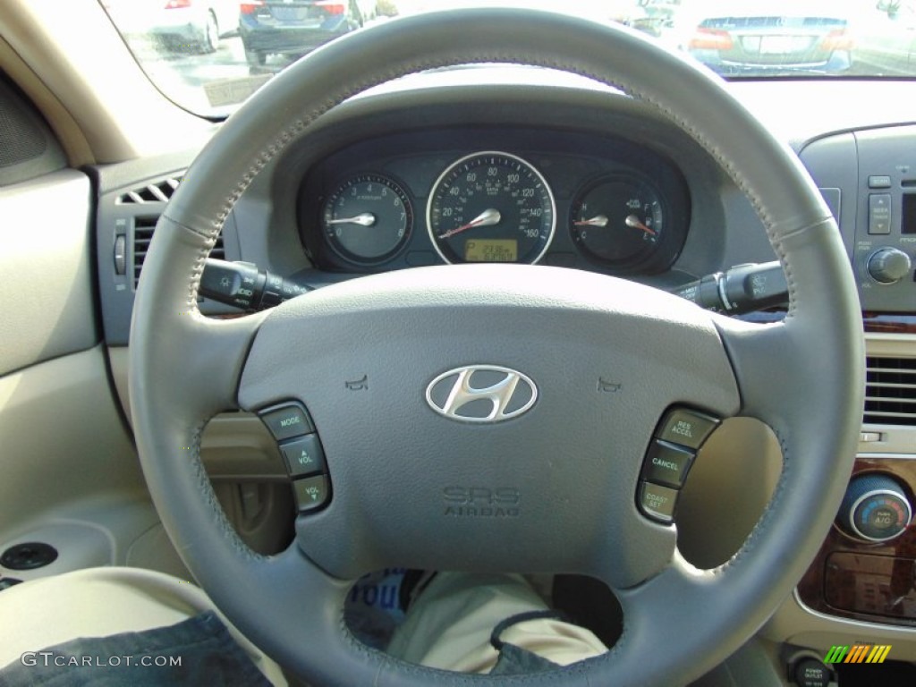2006 Sonata GLS V6 - Aquamarine Pearl / Gray photo #26