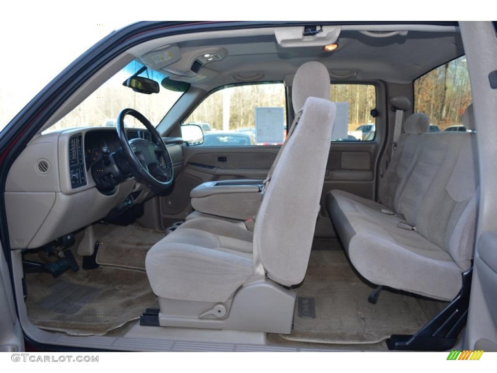 2003 Silverado 2500HD LT Extended Cab 4x4 - Dark Carmine Red Metallic / Tan photo #11