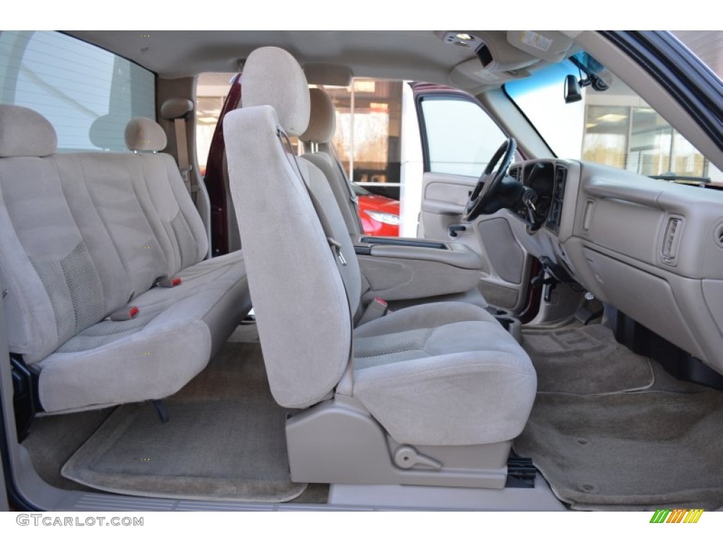 2003 Silverado 2500HD LT Extended Cab 4x4 - Dark Carmine Red Metallic / Tan photo #12