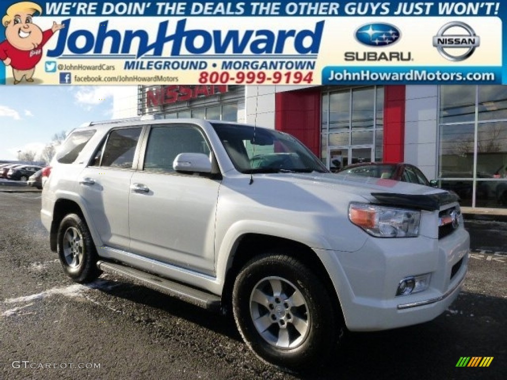 2011 4Runner Limited 4x4 - Blizzard White Pearl / Black Leather photo #1