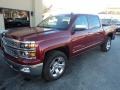 Deep Ruby Metallic 2014 Chevrolet Silverado 1500 LTZ Crew Cab 4x4