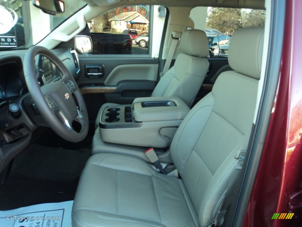 2014 Silverado 1500 LTZ Crew Cab 4x4 - Deep Ruby Metallic / Cocoa/Dune photo #5