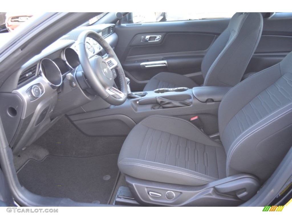 2015 Mustang EcoBoost Coupe - Black / Ebony photo #6