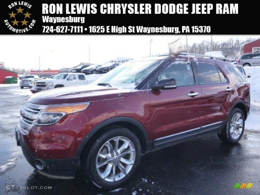 2014 Explorer XLT 4WD - Sunset / Medium Light Stone photo #1