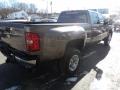 2011 Mocha Steel Metallic Chevrolet Silverado 3500HD LTZ Crew Cab 4x4  photo #3