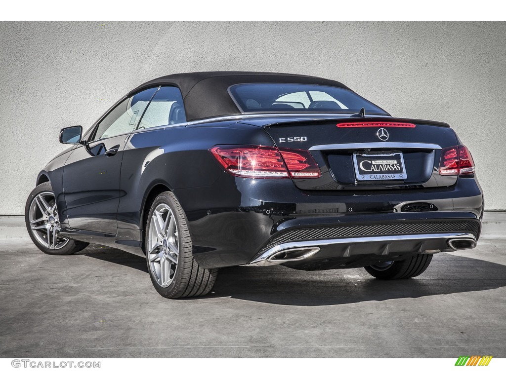 2015 E 550 Cabriolet - Black / Black photo #2