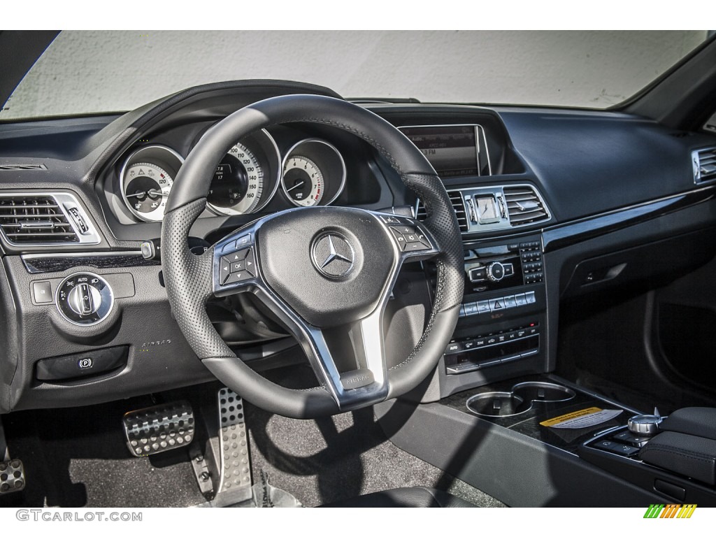 2015 Mercedes-Benz E 550 Cabriolet Black Dashboard Photo #100568222