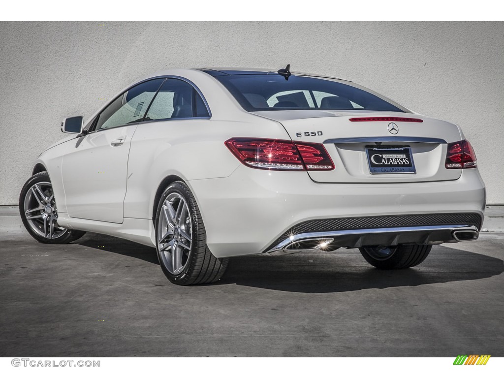 2015 E 550 Coupe - Polar White / Black photo #2