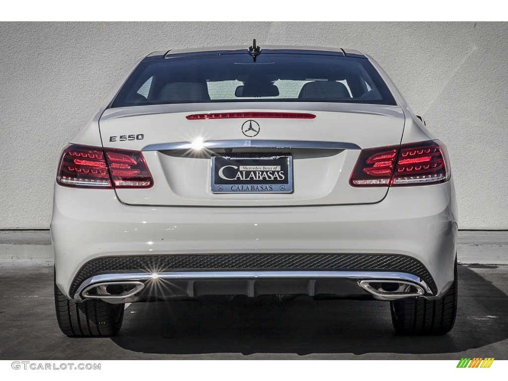 2015 E 550 Coupe - Polar White / Black photo #3