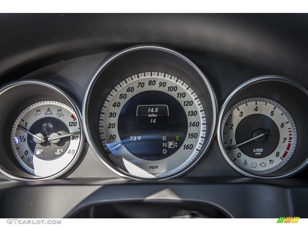 2015 E 550 Coupe - Polar White / Black photo #6