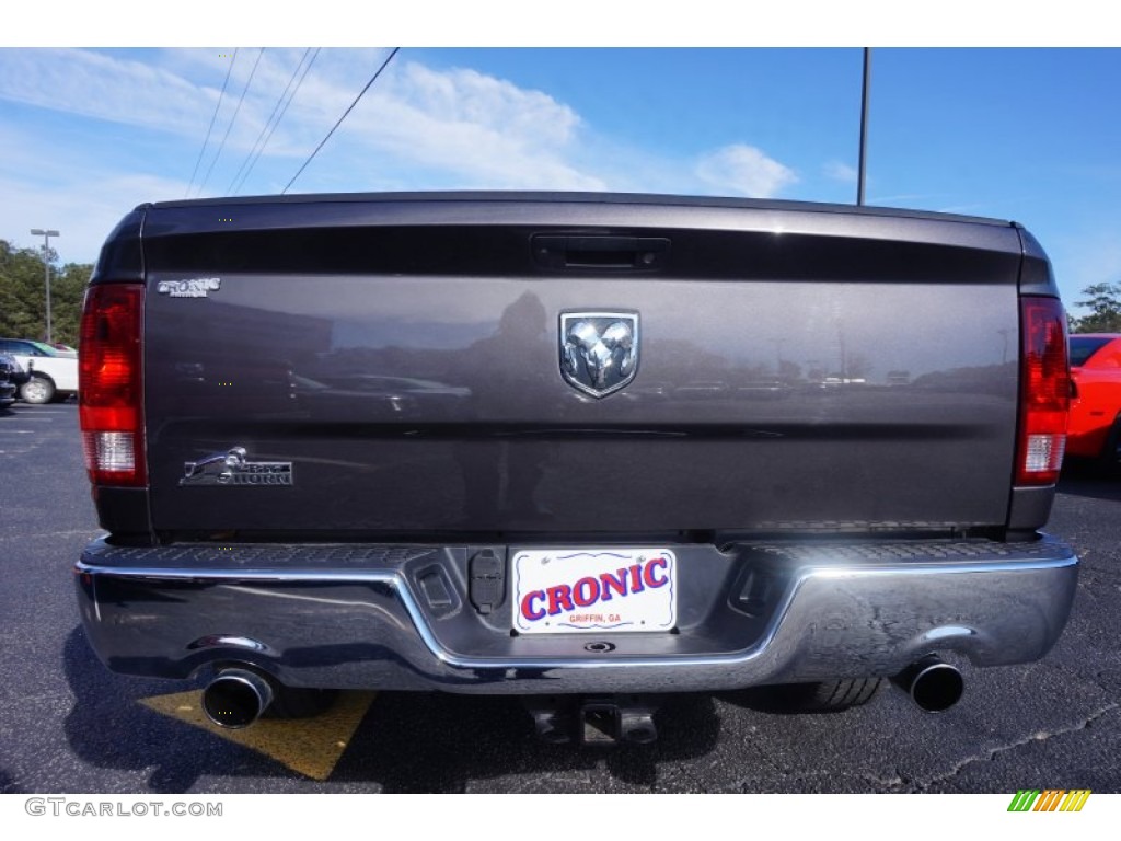 2014 1500 Big Horn Quad Cab - Granite Crystal Metallic / Black/Diesel Gray photo #6