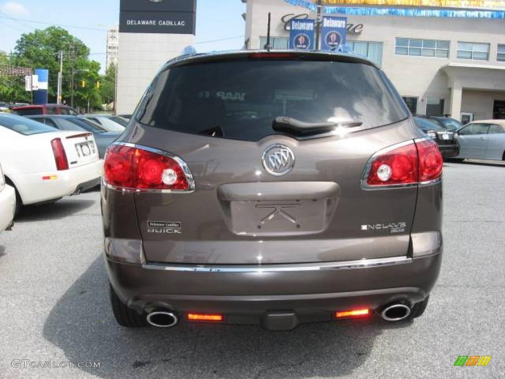 2008 Enclave CXL AWD - Cocoa Metallic / Cashmere/Cocoa photo #6