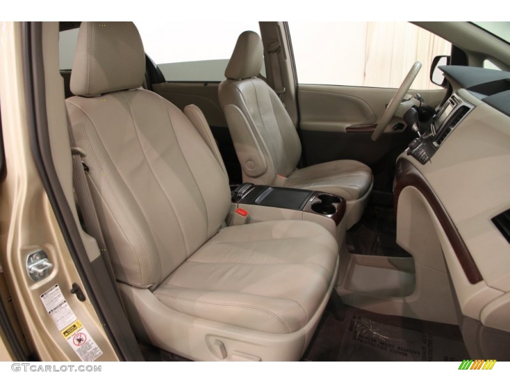 2012 Toyota Sienna XLE AWD Front Seat Photo #100577468