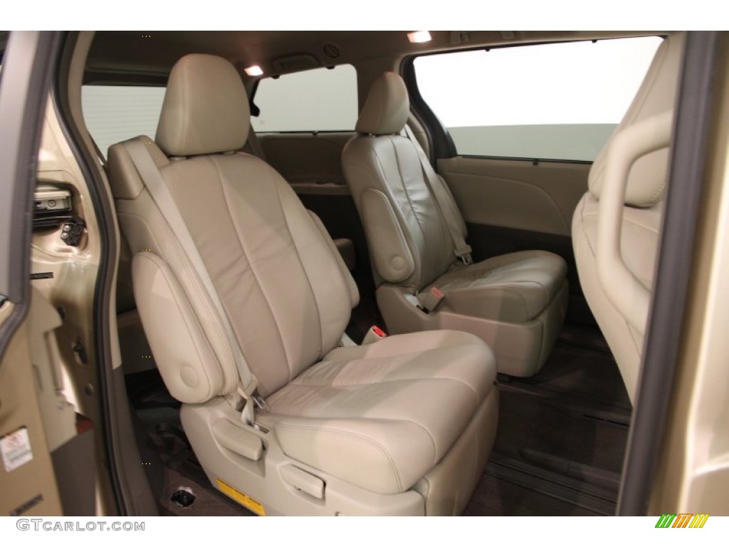 2012 Toyota Sienna XLE AWD Rear Seat Photo #100577489